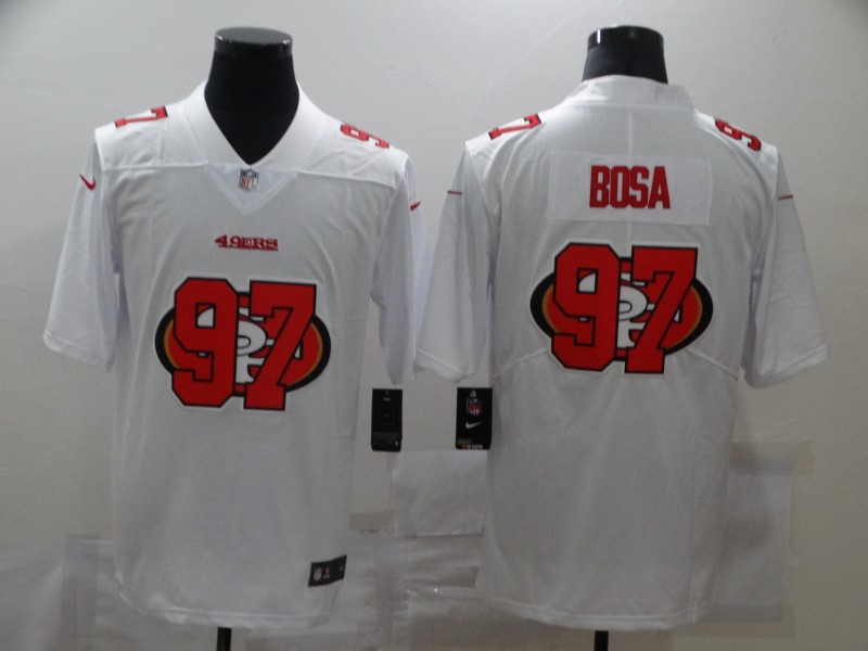 Men's San Francisco 49ers #97 Nick Bosa White Jersey